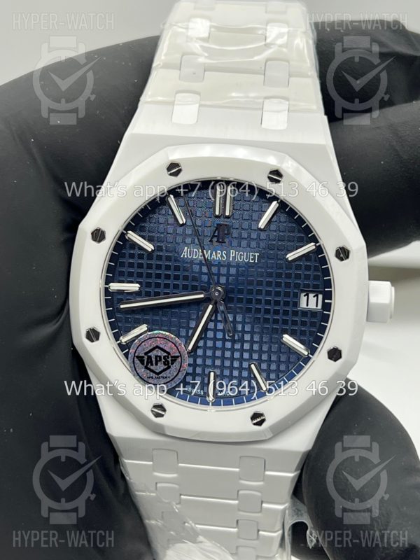 Товар Audemars Piguet Royal Oak 41mm 15500ST White Ceramic Фото 10 - Audemars Piguet Royal Oak 41mm 15500ST White Ceramic