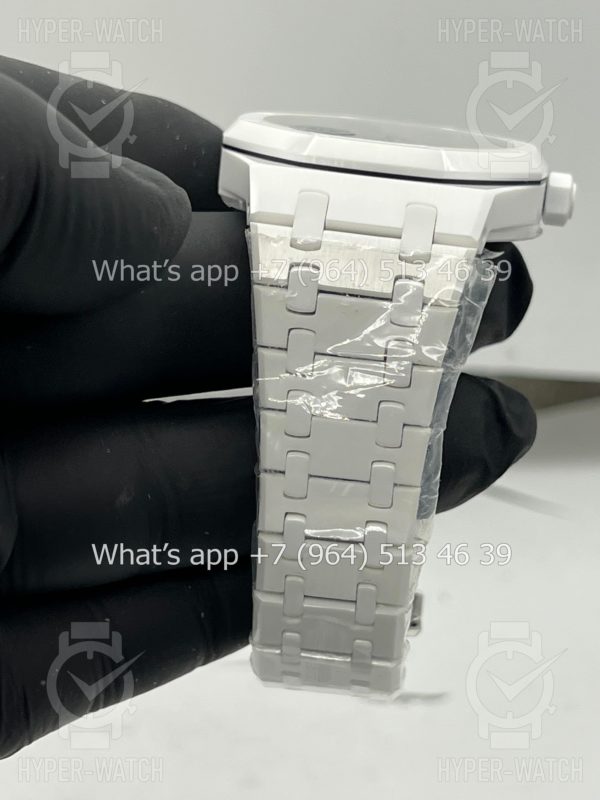 Товар Audemars Piguet Royal Oak 41mm 15500ST White Ceramic Фото 11 - Audemars Piguet Royal Oak 41mm 15500ST White Ceramic