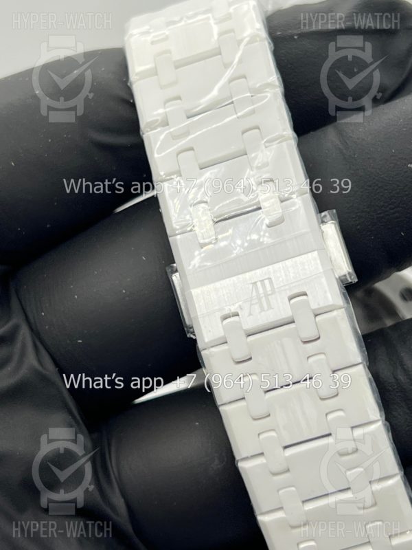 Товар Audemars Piguet Royal Oak 41mm 15500ST White Ceramic Фото 16 - Audemars Piguet Royal Oak 41mm 15500ST White Ceramic