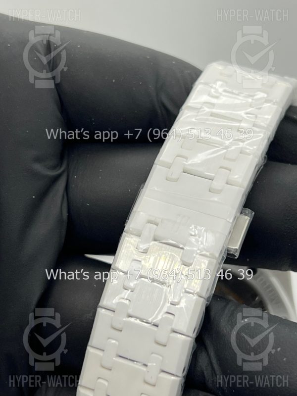 Товар Audemars Piguet Royal Oak 41mm 15500ST White Ceramic Фото 17 - Audemars Piguet Royal Oak 41mm 15500ST White Ceramic