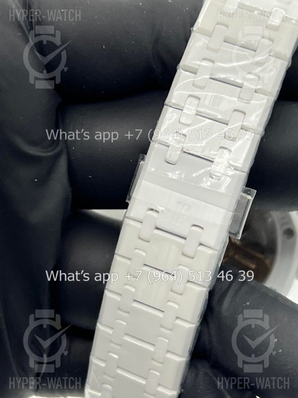 Товар Audemars Piguet Royal Oak 41mm 15500ST White Ceramic Фото 18 - Audemars Piguet Royal Oak 41mm 15500ST White Ceramic