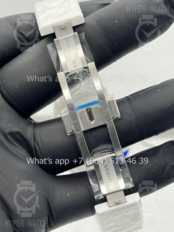 Товар Audemars Piguet Royal Oak 41mm 15500ST White Ceramic Фото 20 - Audemars Piguet Royal Oak 41mm 15500ST White Ceramic