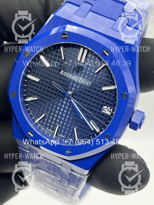 Товар Audemars Piguet Royal Oak 41mm 15500ST Blue Ceramic Фото 3 - Audemars Piguet Royal Oak 41mm 15500ST Blue Ceramic