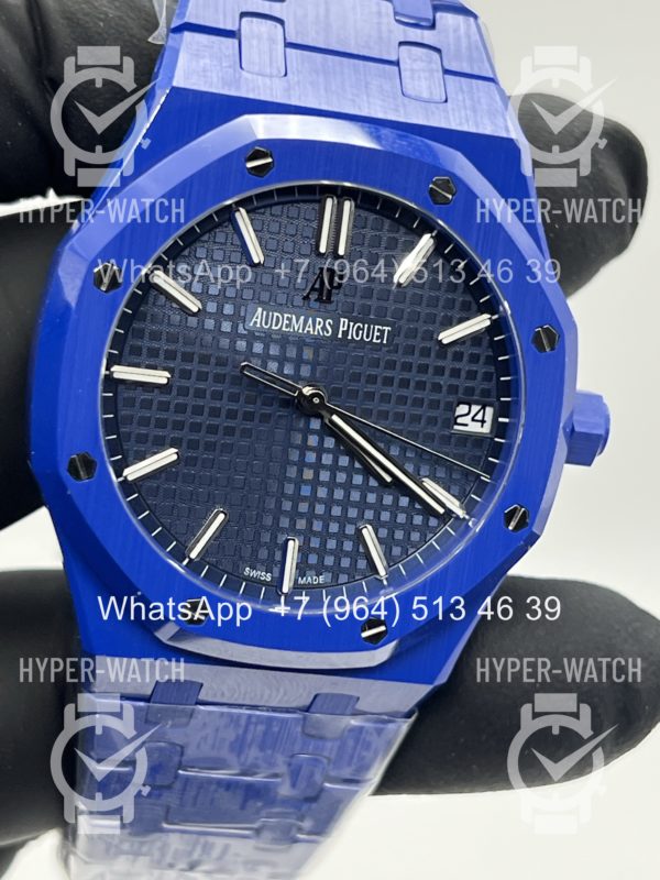 Товар Audemars Piguet Royal Oak 41mm 15500ST Blue Ceramic Фото 5 - Audemars Piguet Royal Oak 41mm 15500ST Blue Ceramic