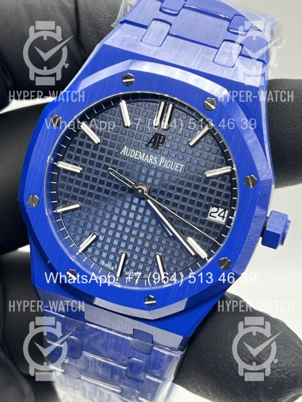 Товар Audemars Piguet Royal Oak 41mm 15500ST Blue Ceramic Фото 6 - Audemars Piguet Royal Oak 41mm 15500ST Blue Ceramic