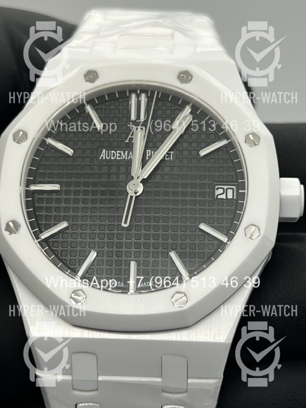 Товар Audemars Piguet Royal Oak 41mm 15500ST White Black Фото 5 - Audemars Piguet Royal Oak 41mm 15500ST White Black
