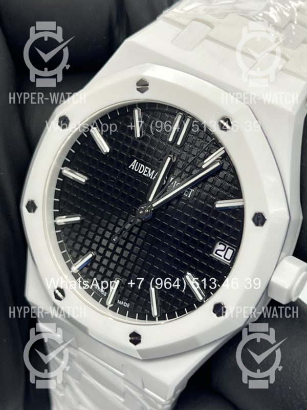 Товар Audemars Piguet Royal Oak 41mm 15500ST White Black Фото 7 - Audemars Piguet Royal Oak 41mm 15500ST White Black