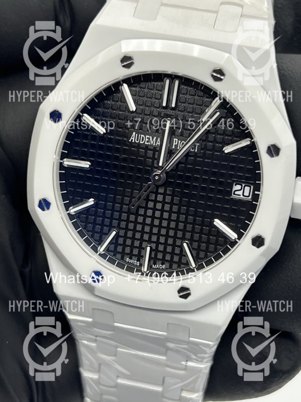 Товар Audemars Piguet Royal Oak 41mm 15500ST White Black Фото 9 - Audemars Piguet Royal Oak 41mm 15500ST White Black
