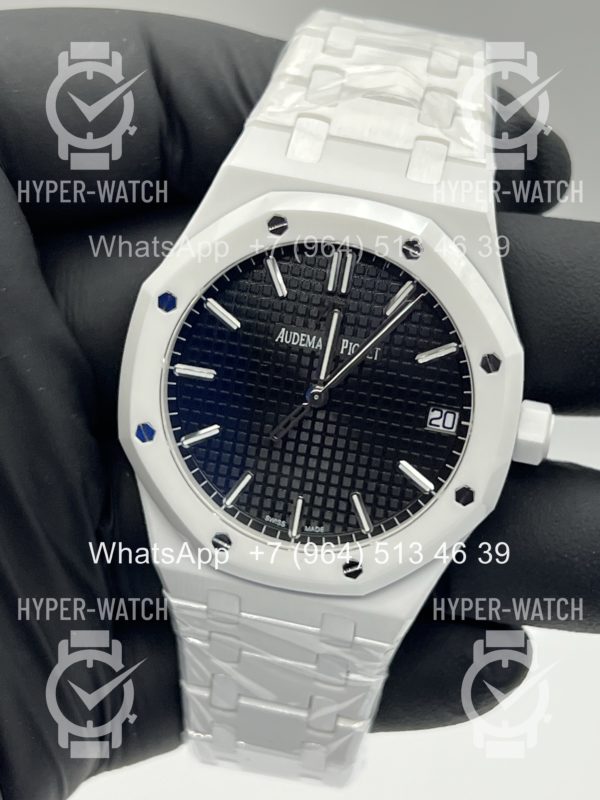 Товар Audemars Piguet Royal Oak 41mm 15500ST White Black Фото 10 - Audemars Piguet Royal Oak 41mm 15500ST White Black