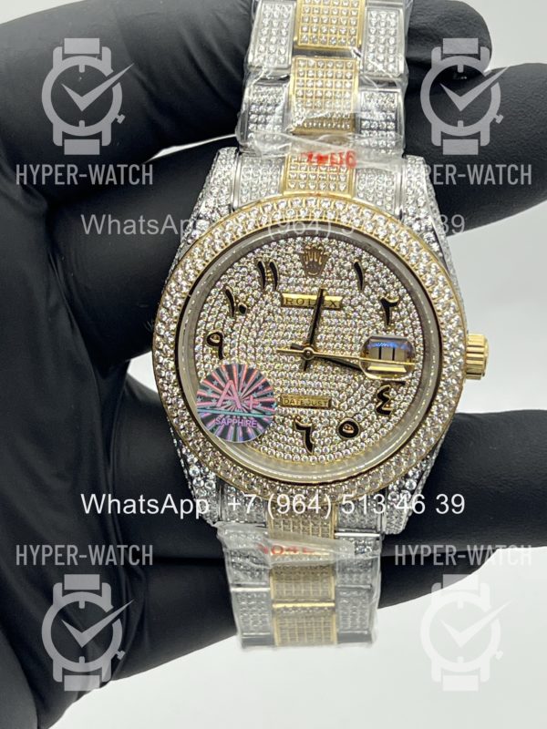 Фото 10 - Rolex Datejust 41mm 126300 Diamond Arabic Art 10918