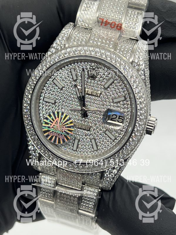 Товар Rolex Datejust 41mm 126300 Diamond Oyster V2 Фото 7 - Rolex Datejust 41mm 126300 Diamond Oyster V2