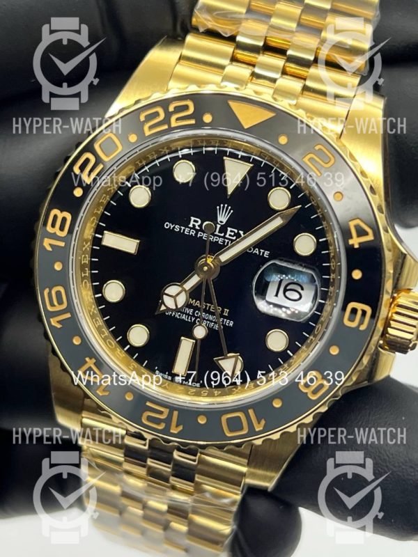 Фото 9 - Rolex GMT Master II 40mm 126718grnr-0001 18K