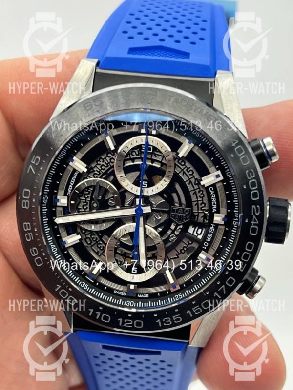 Товар TAG Heuer Carrera 45mm CAR2A1T.FT6052 Blue Steel Фото 2 - TAG Heuer Carrera 45mm CAR2A1T.FT6052 Blue Steel