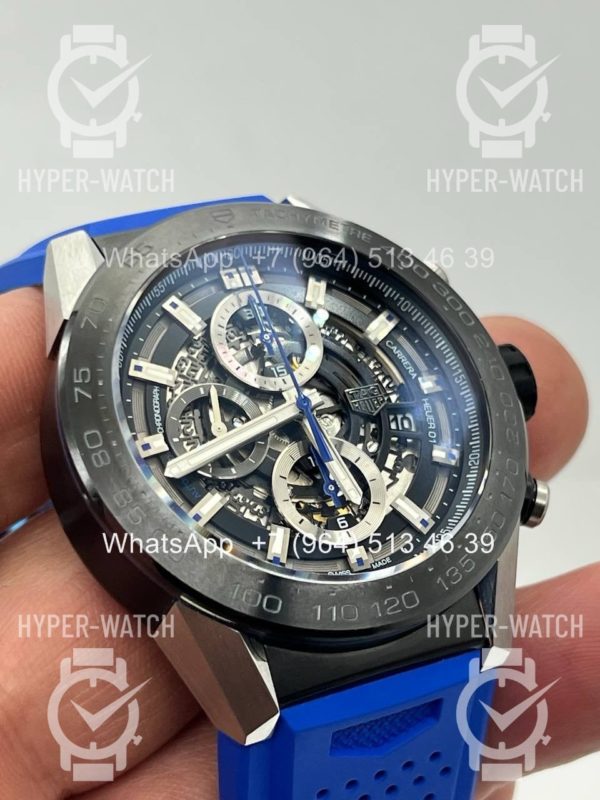 Товар TAG Heuer Carrera 45mm CAR2A1T.FT6052 Blue Steel Фото 4 - TAG Heuer Carrera 45mm CAR2A1T.FT6052 Blue Steel