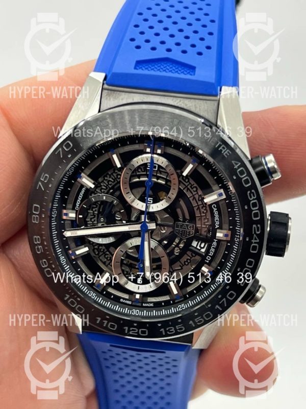 Товар TAG Heuer Carrera 45mm CAR2A1T.FT6052 Blue Steel Фото 6 - TAG Heuer Carrera 45mm CAR2A1T.FT6052 Blue Steel