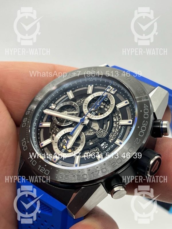 Товар TAG Heuer Carrera 45mm CAR2A1T.FT6052 Blue Steel Фото 7 - TAG Heuer Carrera 45mm CAR2A1T.FT6052 Blue Steel