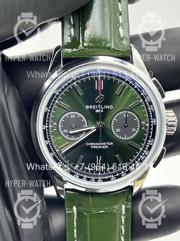 Товар Breitling Premier B01 42mm Bentley Green Steel Фото 2 - Breitling Premier B01 42mm Bentley Green Steel