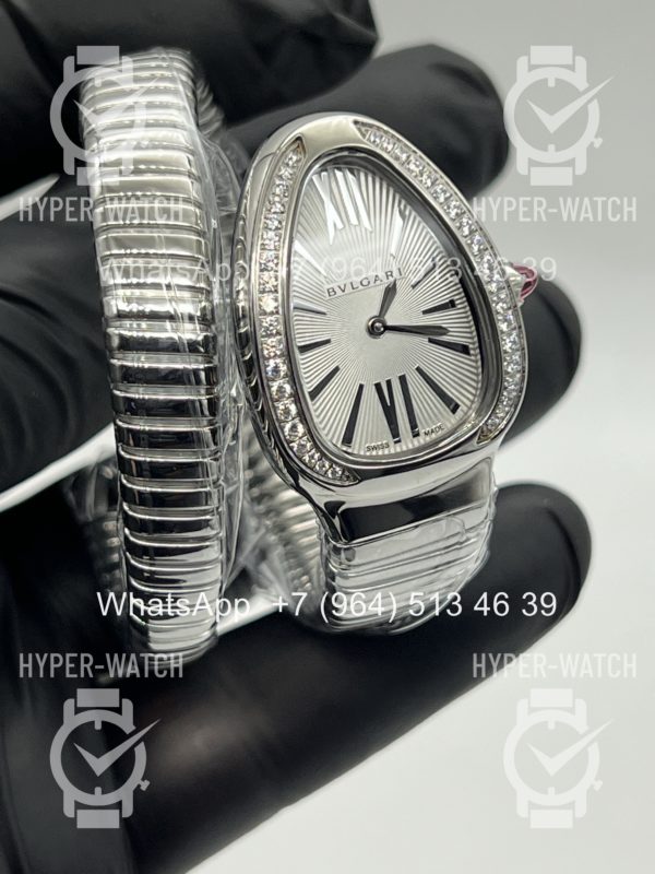 Фото 10 - Bvlgari Serpenti Tubogas 35mm 101816 Steel