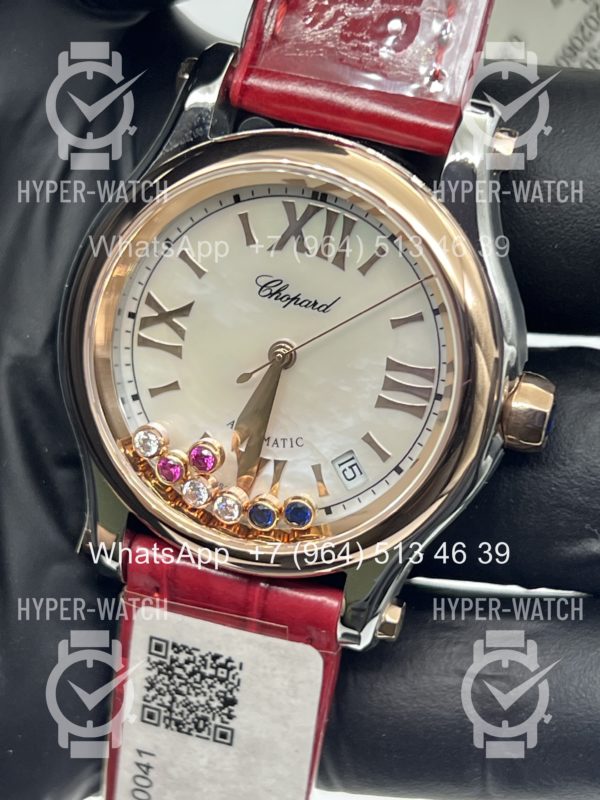 Товар Chopard Happy Sport 36mm 278559-6021 Red Steel Фото 3 - Chopard Happy Sport 36mm 278559-6021 Red Steel
