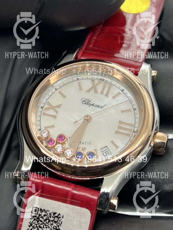 Товар Chopard Happy Sport 36mm 278559-6021 Red Steel Фото 5 - Chopard Happy Sport 36mm 278559-6021 Red Steel