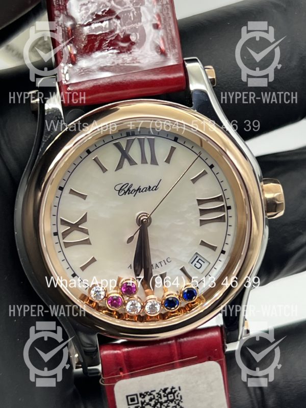 Товар Chopard Happy Sport 36mm 278559-6021 Red Steel Фото 6 - Chopard Happy Sport 36mm 278559-6021 Red Steel