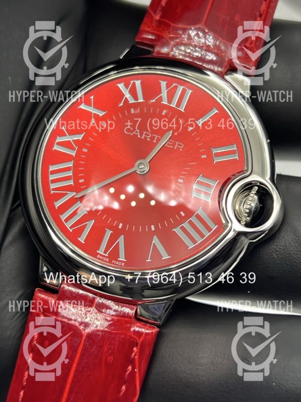 Фото 6 - Cartier Ballon Bleu de Cartier 36mm Red Art 11146