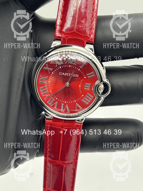 Фото 10 - Cartier Ballon Bleu de Cartier 36mm Red Art 11146