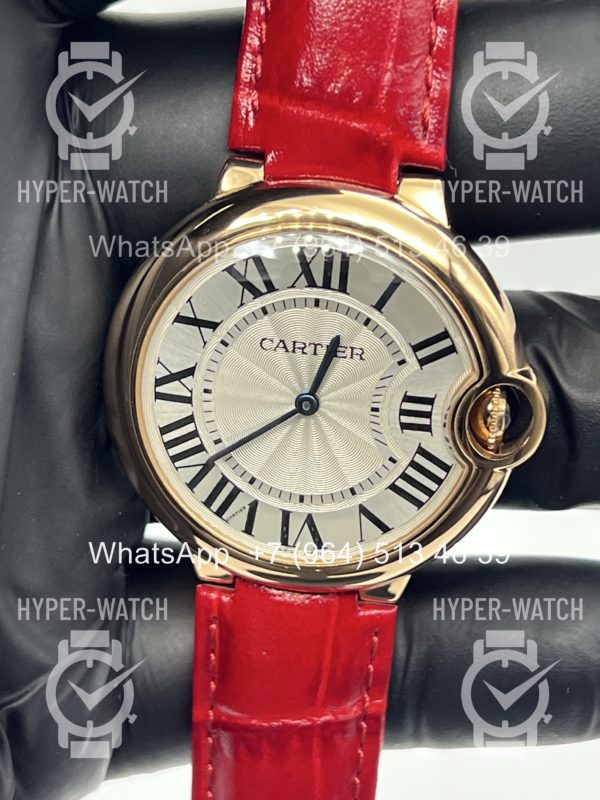 Фото 7 - Cartier Ballon Bleu de Cartier 36mm Steel Red
