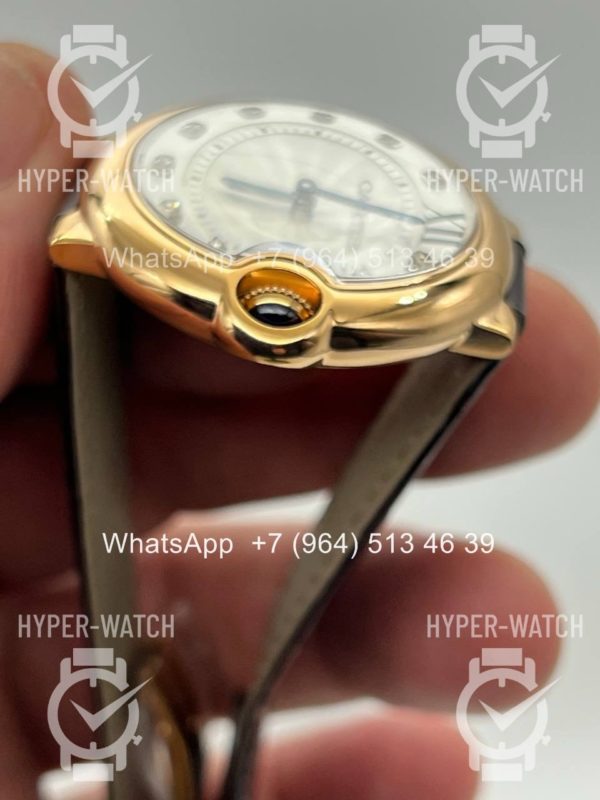 Фото 9 - Cartier Ballon Bleu de Cartier 36mm Brown Steel