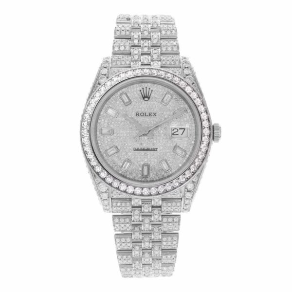 Фото 1 - Rolex DateJust 41mm 126300 Custom Diamonds Steel