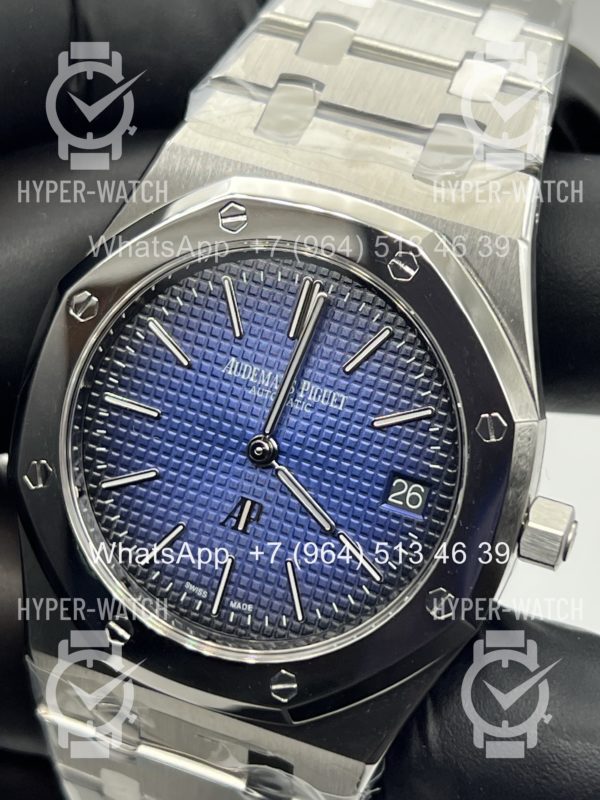 Товар Audemars Piguet Royal Oak Jumbo 39mm 15202IP.OO.1240IP.01 Blue Фото 10 - Audemars Piguet Royal Oak Jumbo 39mm 15202IP.OO.1240IP.01 Blue