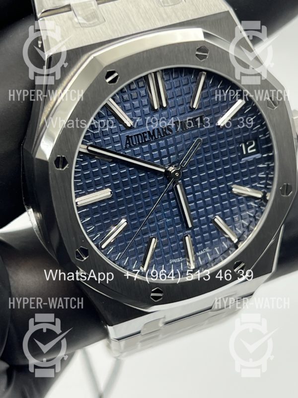 Фото 7 - Audemars Piguet Royal Oak 41mm 15510ST.OO.1320ST.01 50th Anniversary Steel Blue