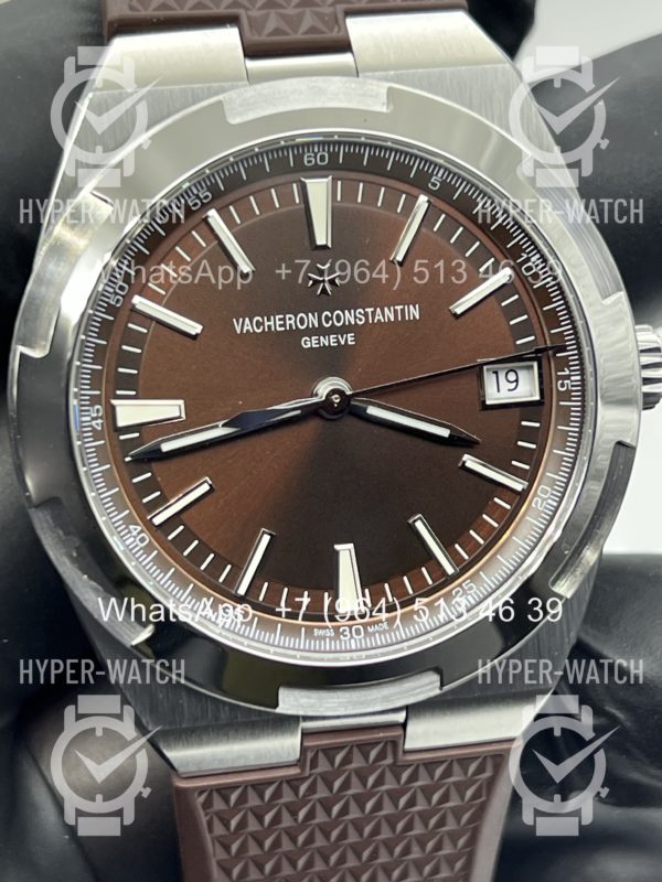 Фото 5 - Vacheron Constantin Overseas 41mm 4500V/110A-B146 Brown Steel
