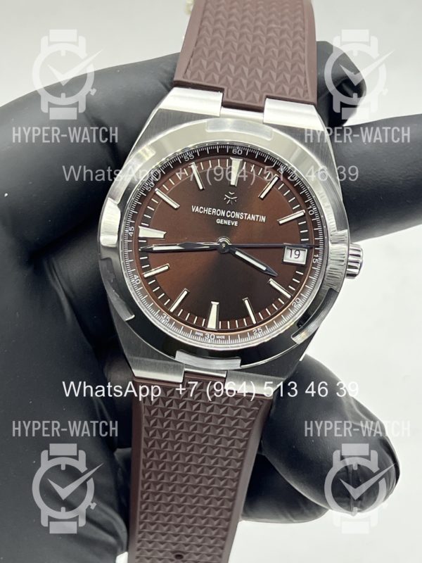 Фото 6 - Vacheron Constantin Overseas 41mm 4500V/110A-B146 Brown Steel