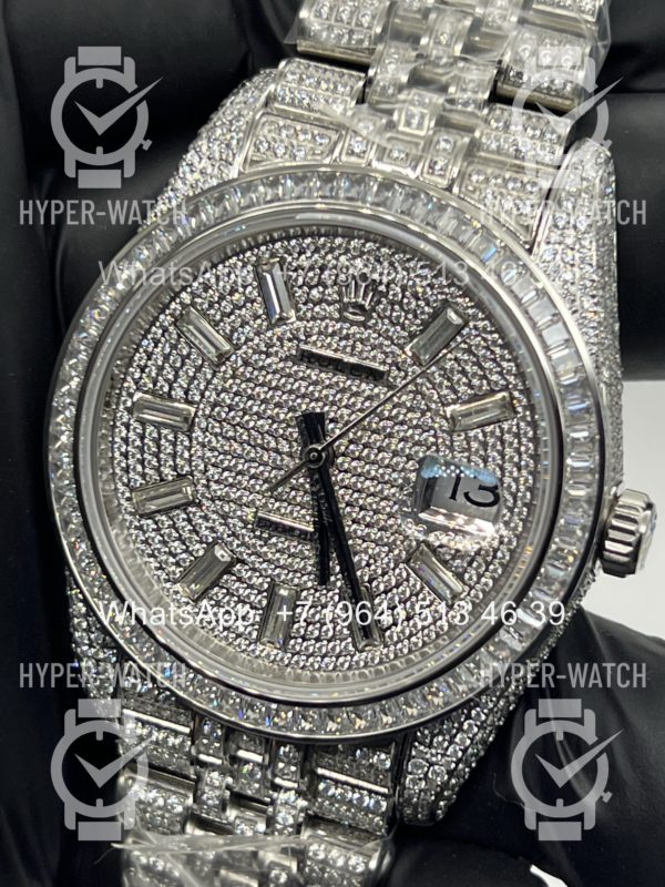 Фото 2 - Rolex DateJust 41mm 126300 Custom Diamonds Steel