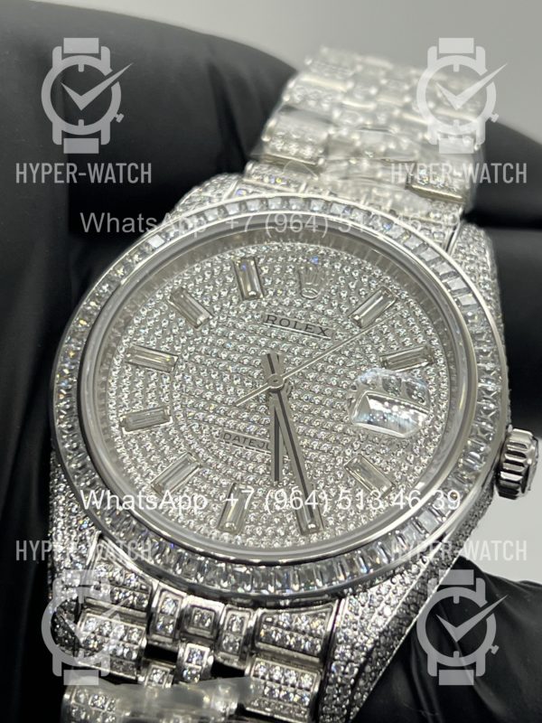 Фото 3 - Rolex DateJust 41mm 126300 Custom Diamonds Steel