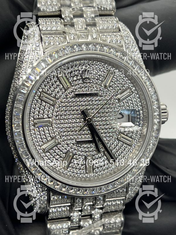 Фото 4 - Rolex DateJust 41mm 126300 Custom Diamonds Steel