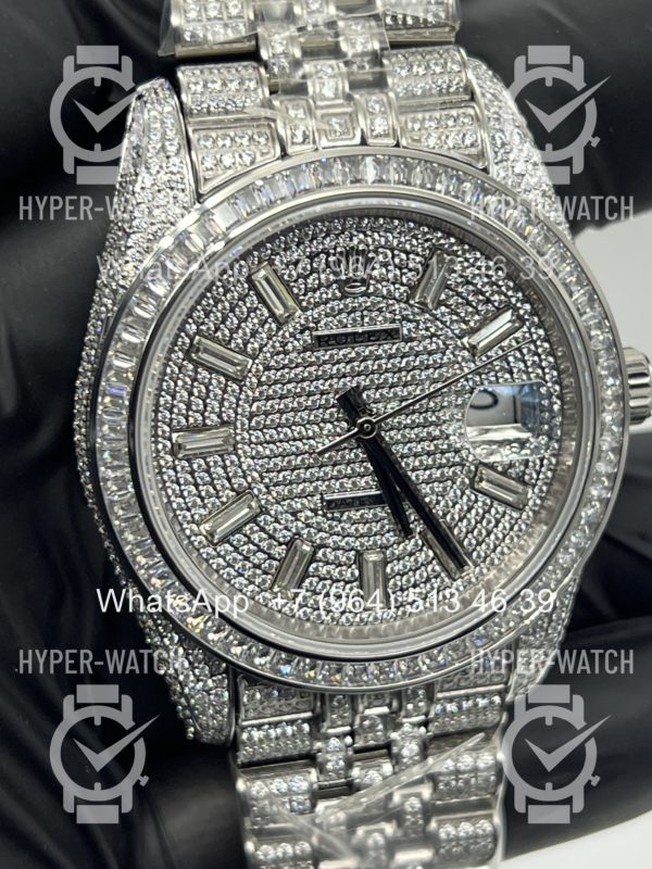 Фото 7 - Rolex DateJust 41mm 126300 Custom Diamonds Steel