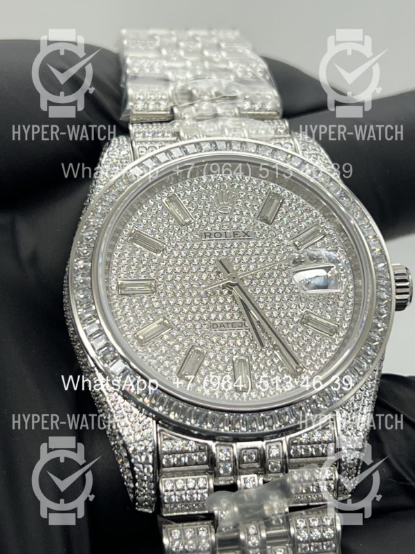 Фото 8 - Rolex DateJust 41mm 126300 Custom Diamonds Steel
