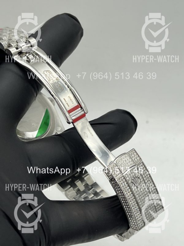Фото 17 - Rolex DateJust 41mm 126300 Custom Diamonds Steel