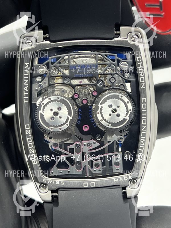 Фото 23 - JACOB & Co Bugatti Chiron BU200.20 Black