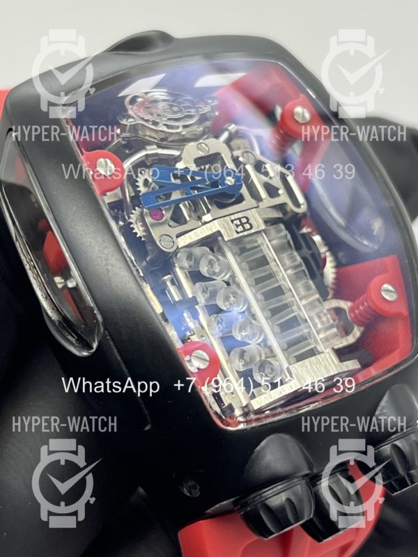 Товар JACOB & Co Bugatti Chiron BU200.20 Red Фото 7 - JACOB & Co Bugatti Chiron BU200.20 Red