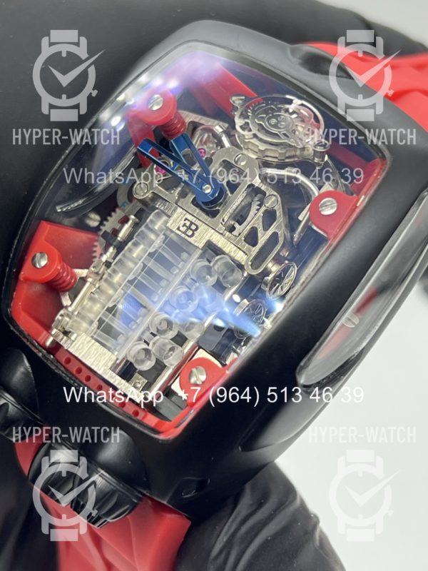 Товар JACOB & Co Bugatti Chiron BU200.20 Red Фото 11 - JACOB & Co Bugatti Chiron BU200.20 Red