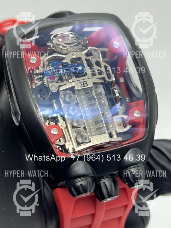 Товар JACOB & Co Bugatti Chiron BU200.20 Red Фото 12 - JACOB & Co Bugatti Chiron BU200.20 Red