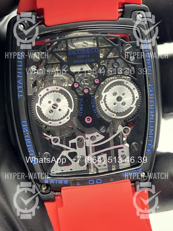 Товар JACOB & Co Bugatti Chiron BU200.20 Red Фото 20 - JACOB & Co Bugatti Chiron BU200.20 Red