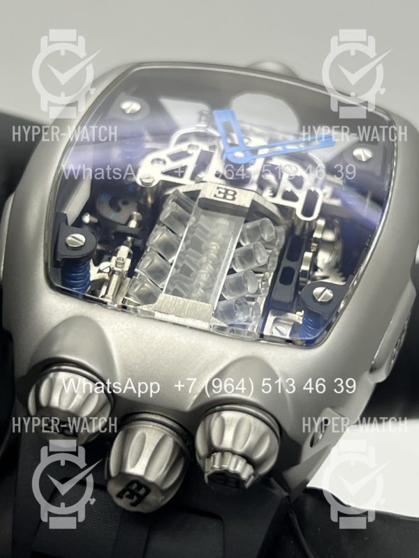 Товар JACOB & Co Bugatti Chiron BU200.20 Steel Black Фото 5 - JACOB & Co Bugatti Chiron BU200.20 Steel Black