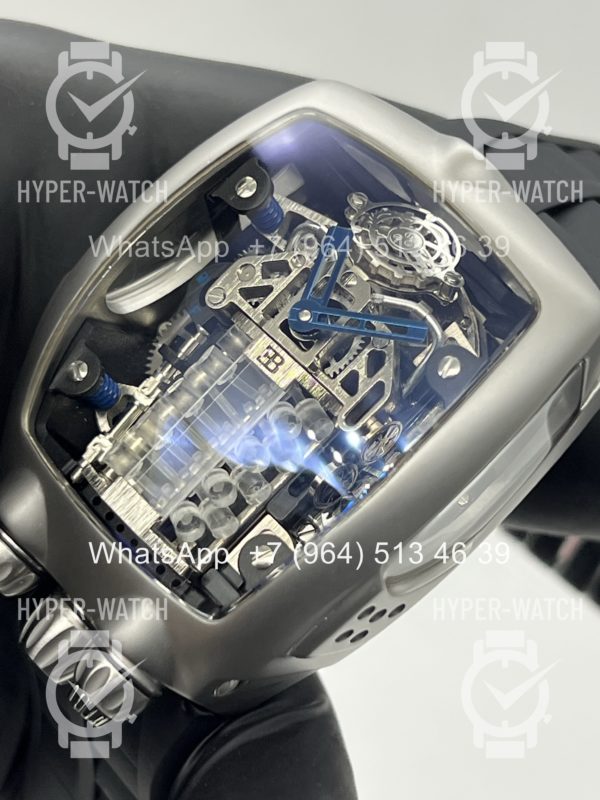 Товар JACOB & Co Bugatti Chiron BU200.20 Steel Black Фото 9 - JACOB & Co Bugatti Chiron BU200.20 Steel Black
