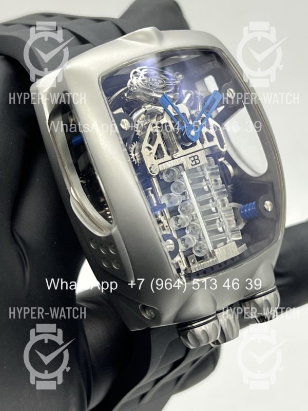 Товар JACOB & Co Bugatti Chiron BU200.20 Steel Black Фото 11 - JACOB & Co Bugatti Chiron BU200.20 Steel Black