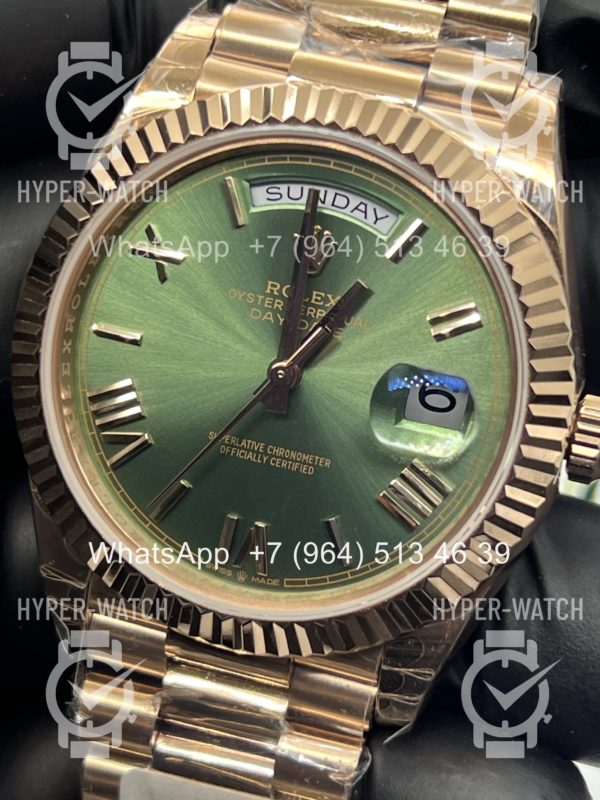 Фото 4 - Rolex Day-Date 40mm 228235-0025 Steel Green