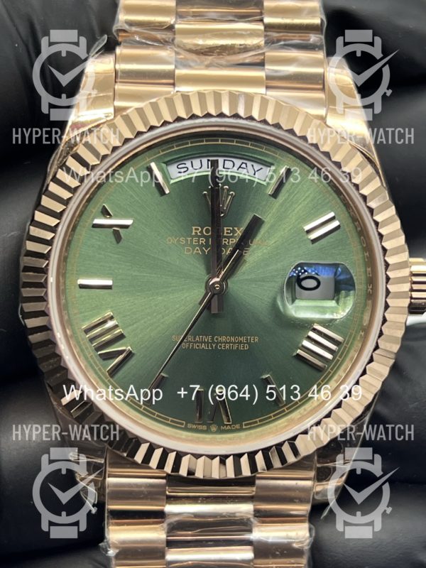 Фото 6 - Rolex Day-Date 40mm 228235-0025 Steel Green